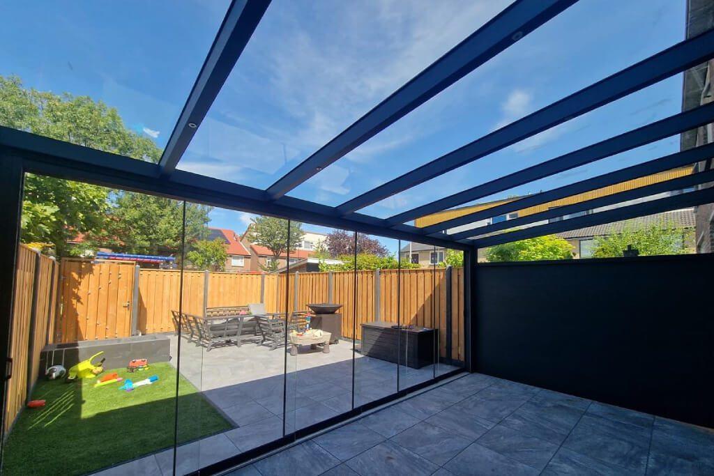 glasdak veranda