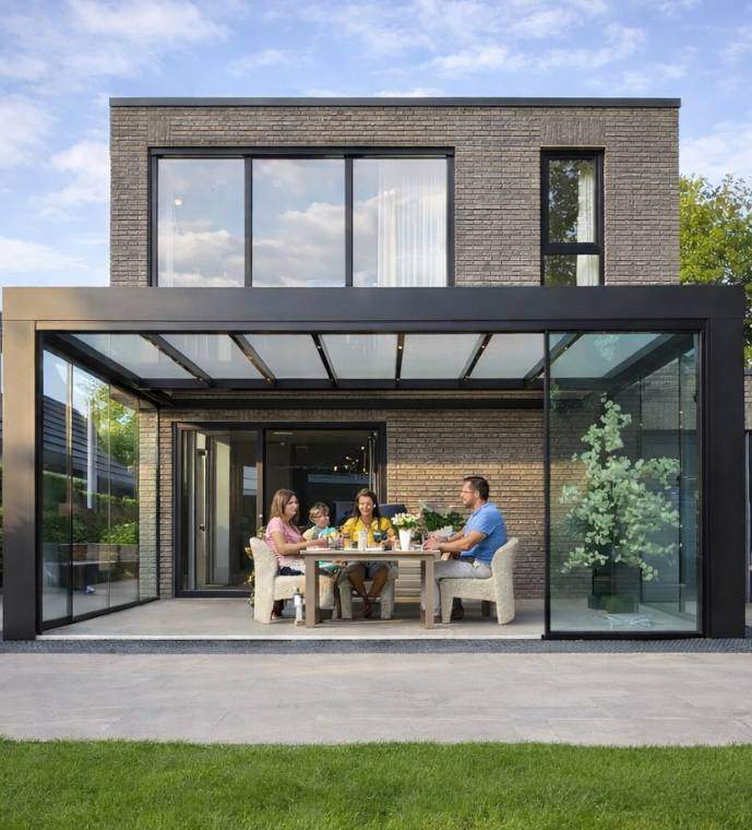 veranda aan huis serre terrasoverkapping aluminium veranda
